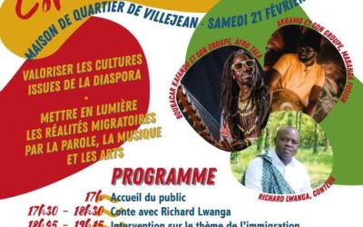 ✨Soirée solidaire: Voix d’ici – espoirs d’ailleurs – Samedi 🎶 Concerts |🎤Contes | 🗣️Échanges | 🥘Buffet solidaire 21/02/2026 Villejean, Rennes 35000, France ✨